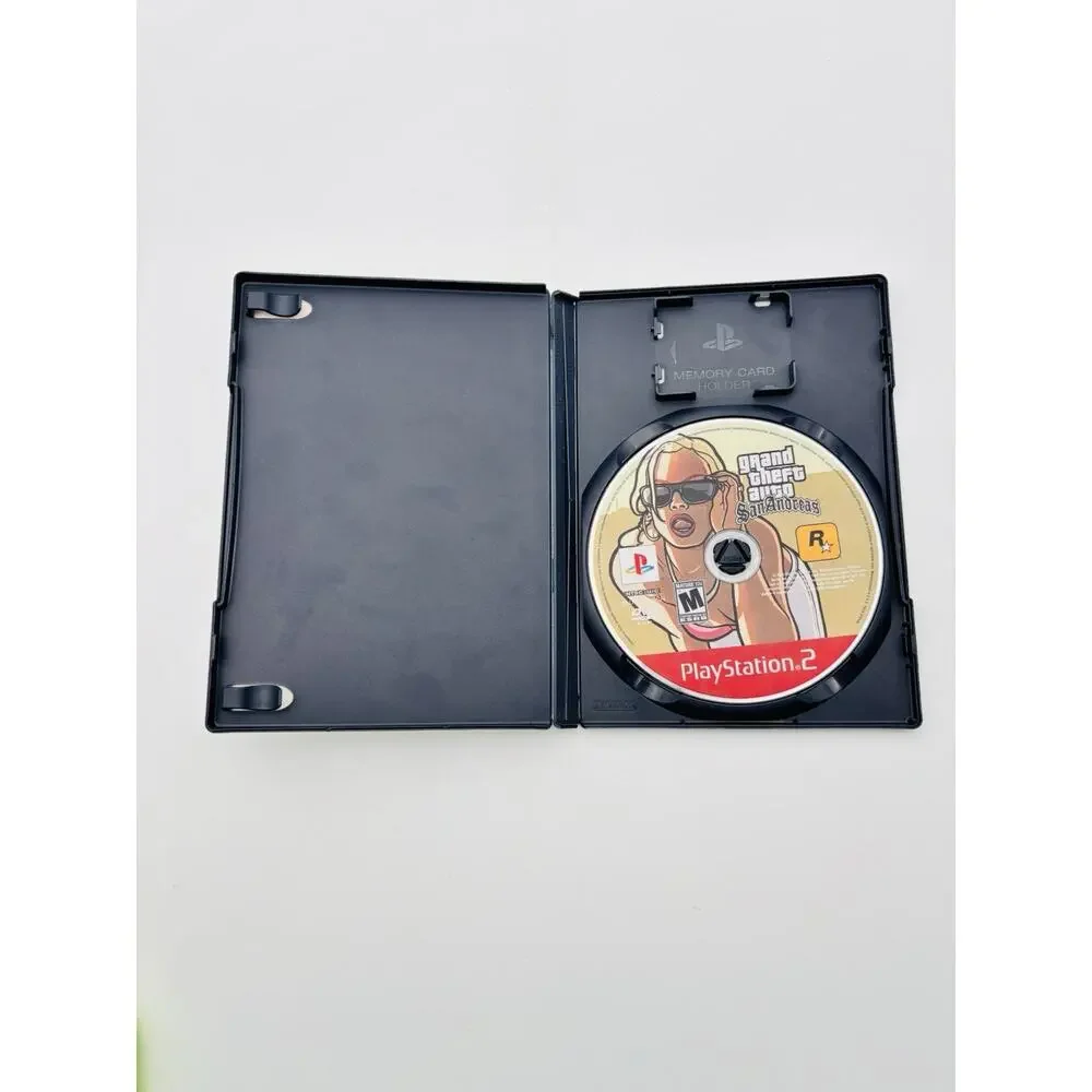 GTA San Andreas PS2 Greatest Hits Tested and Working No Manual No Map